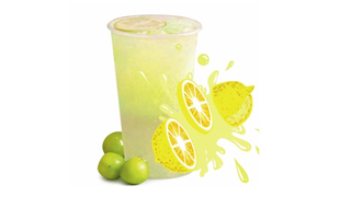 Tè all'uva e lime