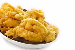 Tempura di fiori di zucca