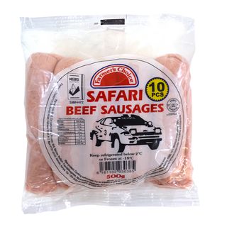 Farmers Choice Safari Beef Sausage 500 g 10 Pieces