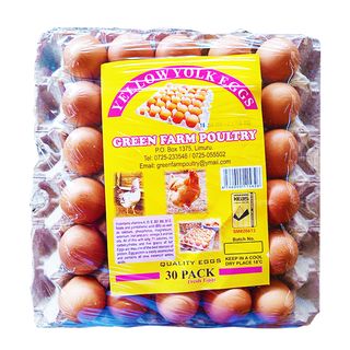 Green Farm Yellow Yolk Egg 30Pk Wrapped