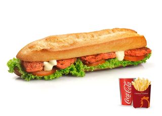 Tikka baguette - menù