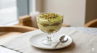 Tiramisù pistacchio della casa