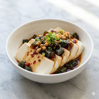 Tofu con uova centenaria