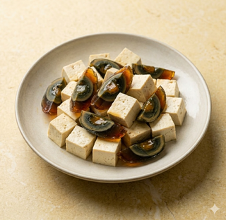 Tofu con uovo stagionate