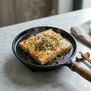 Tofu giapponese alla piastra