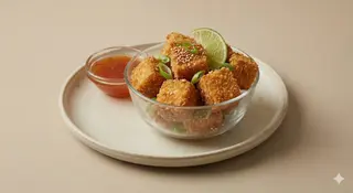 Tofu impanato fritto 5 pezzi 