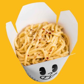 Tonnarelli aglio, olio e peperoncino sostanziosa