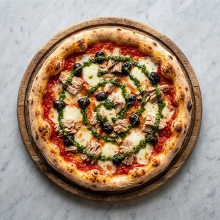 Tonno, olive, salsa verde