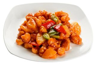 Курица в остром сладком соусе (350г)