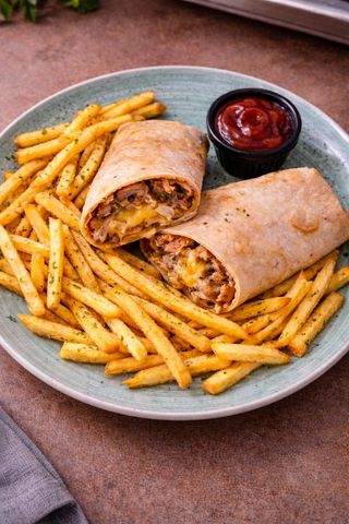Tortilla svinjetina sa sirom