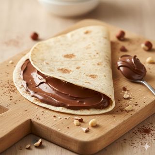 Tortilla con Nutella
