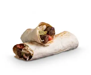 Tortilla meatball sandwich