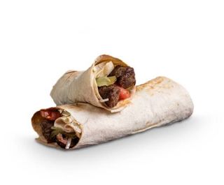 Tortilla meatball sandwich