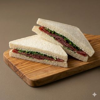 Tramezzino con bresaola e rucola