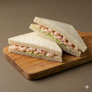 Tramezzino con gamberetti