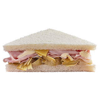 Tramezzino cotto e carciofi