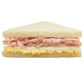 Tramezzino cotto e mozzarella