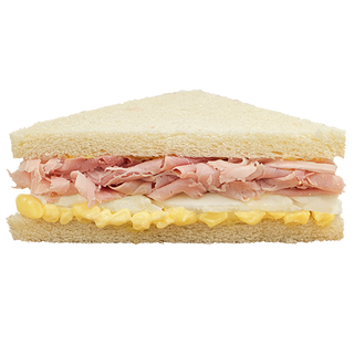 Tramezzino cotto e mozzarella