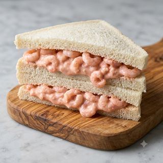 Tramezzino gamberi e salsa cocktail