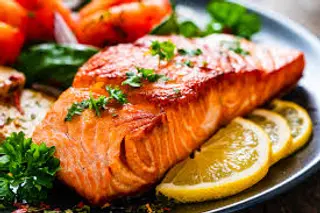 Trancio di salmone alla griglia