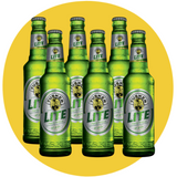 6x Tusker Lite 330ml