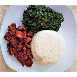 Beef ugali