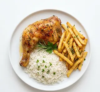 Plat De Quart De Poulet