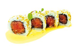 243. Ura spicy maguro - 8 pezzi