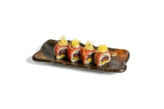 Uramaki maguro truffle