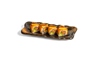 Uramaki sake orange