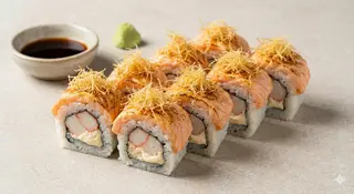 Uramaki surimi roll