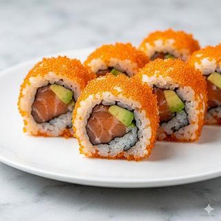 Uramaki tobiko