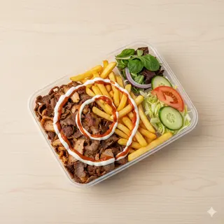 Vaschetta kebab grande