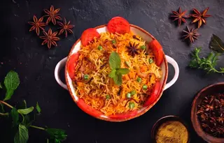 Veg dum biryani