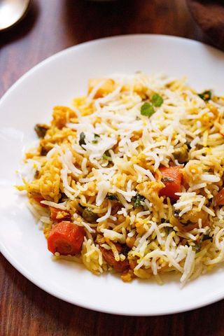 Vegetable biryani