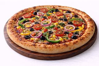 Vegetarian pizza 350 gr