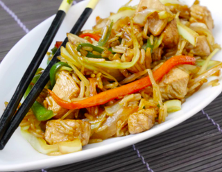 62 Verdura mista saltata con pollo