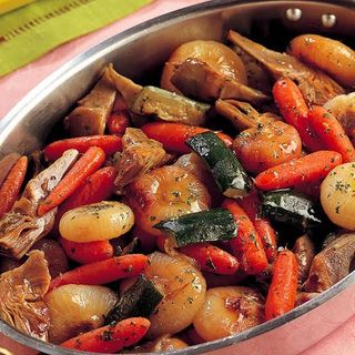 Verdure miste cotte su teppan