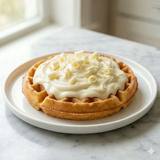 Waffle cioccolato bianco