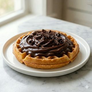 Waffle cioccolato fondente