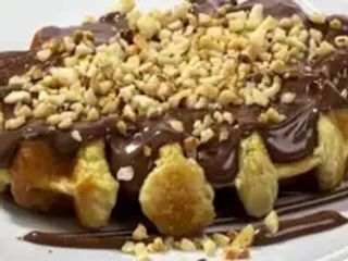 Waffle con gelato