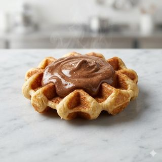 Waffle crema alla nocciola