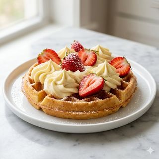 Waffle chantilly
