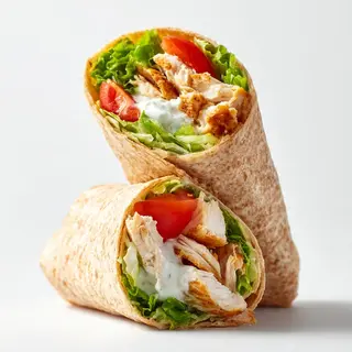 Wrap Poulet + frites