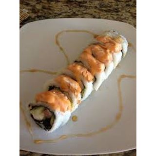 Wrapped salmon roll