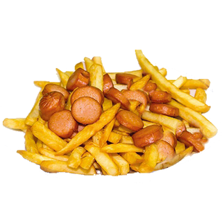 Wurstel e patatine fritte