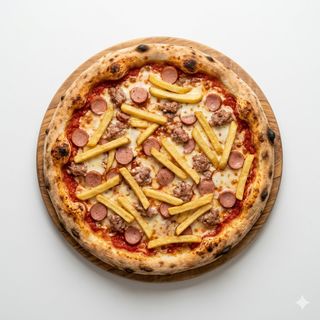 Wurstel, salsiccia dolce e patate