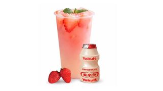 Yakult e fragola