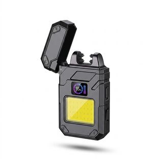 Black Multi-Functional Charging Lighter & Flashlight