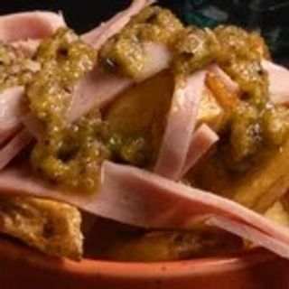Yummi chips mortadella e pistacchio